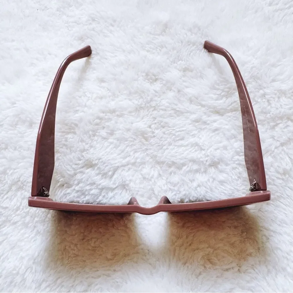 Lily Mauve Rectangular Sunglasses